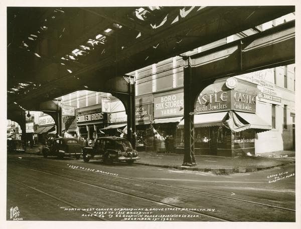 Brooklyn - Broadway - Grove Street (northwest corner), 1942-12-19