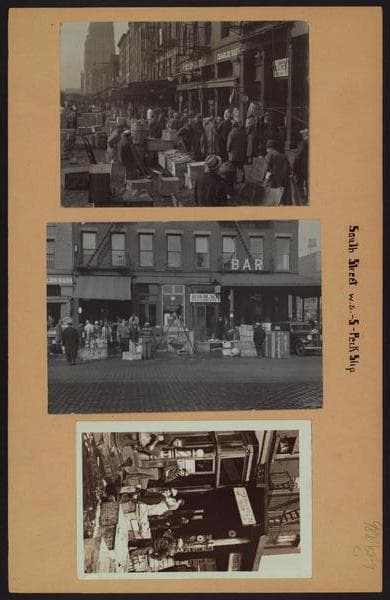 Manhattan: South Street - Peck Slip, 1934–1936