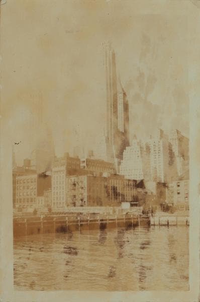 East River - Pier 16 - [Bank of Manhattan; Farmer's Loan and Trust Company.], 1931