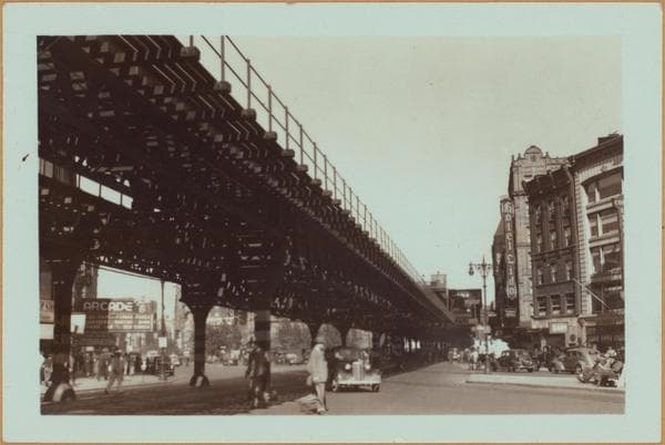 Manhattan: Broadway - Columbus Avenue, 1940