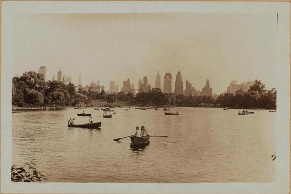 Manhattan: Central Park - The Lake; R.C.A. Building., 1931–1935