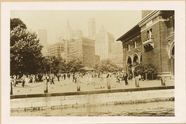 Manhattan: Battery Park - Barge Office., 1937
