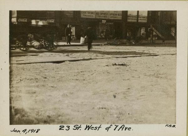 23rd Street (West) - Seventh Avenue looking west, 1918-01-04