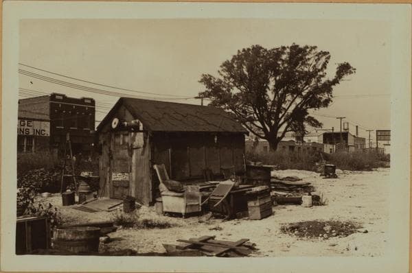 Squatters Colony - Columbia Street - Brooklyn., 1934