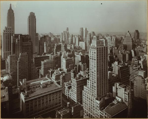 General view - Midtown Manhattan - 42nd Street - [View from 444 Madison Avenue - 49th Street.], 1936