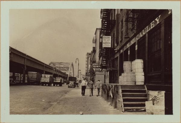 Manhattan: West Street - Canal Street, 1941