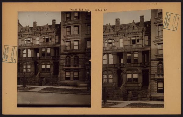 Manhattan: West End Avenue - 102nd Street, 1910