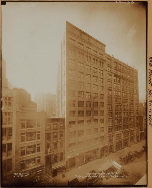 Manhattan: 38th Street (West) - 5th Avenue, 1922