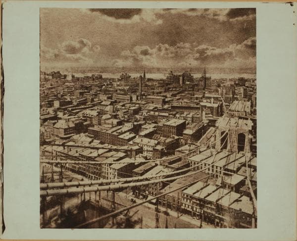 Bridges - Brooklyn Bridge., 1876