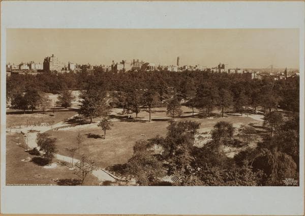 Manhattan: Central Park - Pathways [and woods near Harlem Heights]., 1931