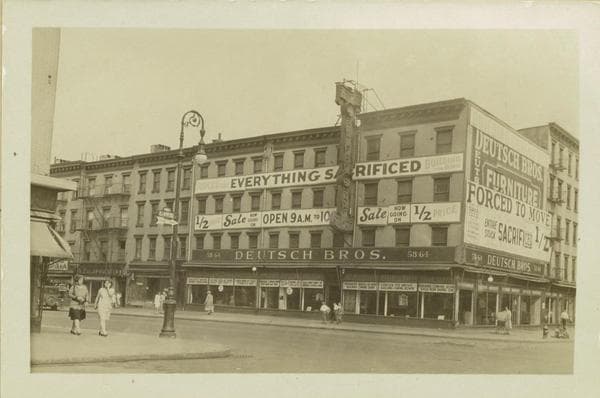 Manhattan: Avenue A - 4th Street, 1928