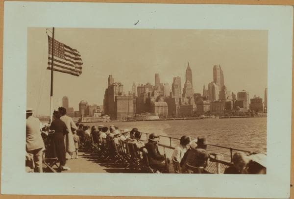 North (Hudson) River - Shore and skyline - Manhattan - Battery - 14th Street., 1925–1936