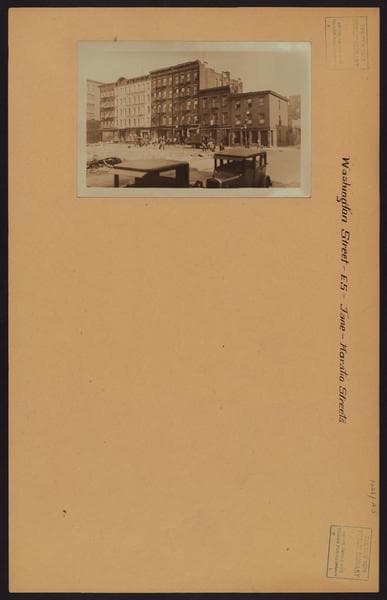 Manhattan: Washington Street - Jane Street, 1930