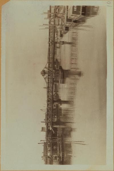 Bridges - Harlem River Bridges - Willis Avenue Bridge - [1st Avenue Bridge, that connests with 129th Street in the Bronx and carries the 3rd Avenue elevated line.], 1931–1937