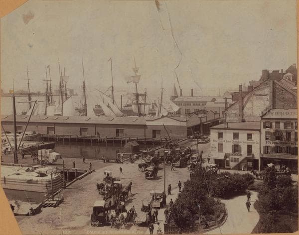 Manhattan: South Street - Coenties Slip, 1890