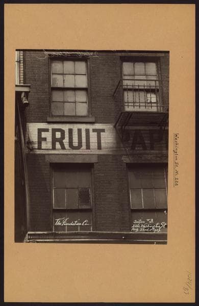 Manhattan: Washington Street - York Street, 1923
