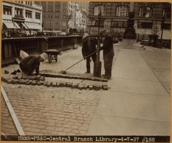 Manhattan: 5th Avenue - 40th Street, 1937