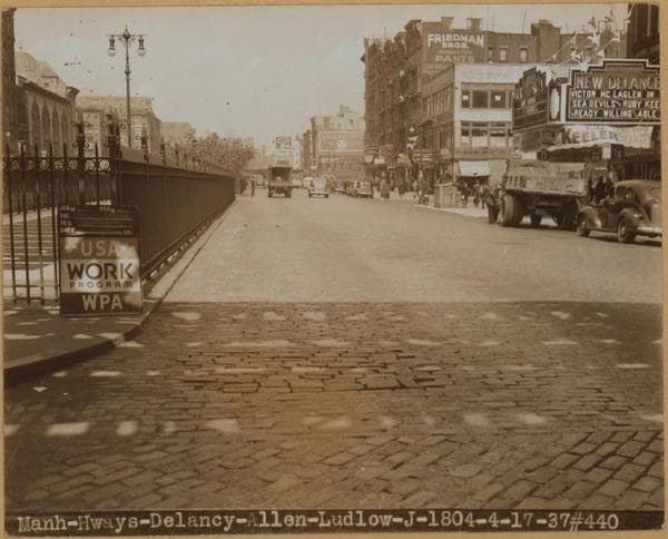 Manhattan: Delancey Street - Ludlow Street, 1934–1937