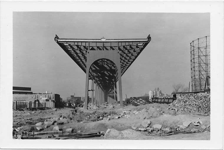 Hamilton Avenue at 2nd Avenue, to Northwest, Brooklyn, 1941-11-15