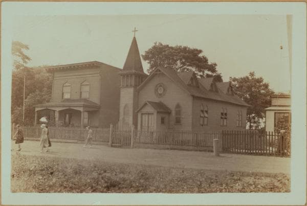 Islands - Barren Island - Roadway - [Roman Catholic Church.], 1931