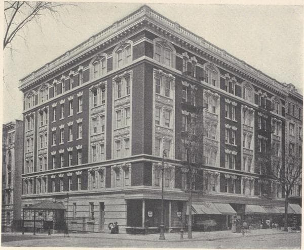 The Saxonia, northwest corner Broadway and 136th Street., 1908