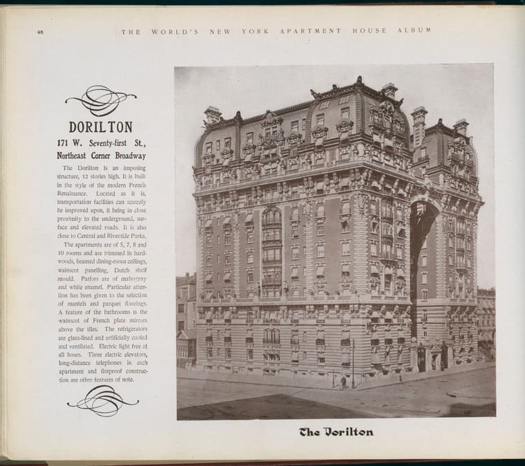 The Dorilton. 171 West Seventy-first Street, Northeast Corner Broadway., 1910-03