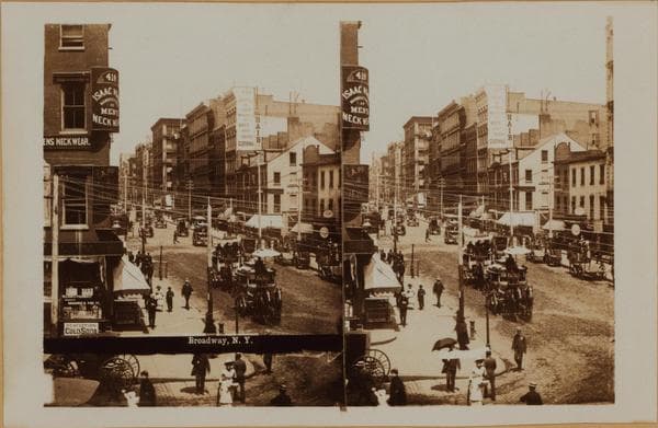 Manhattan: Broadway - Canal Street, 1880