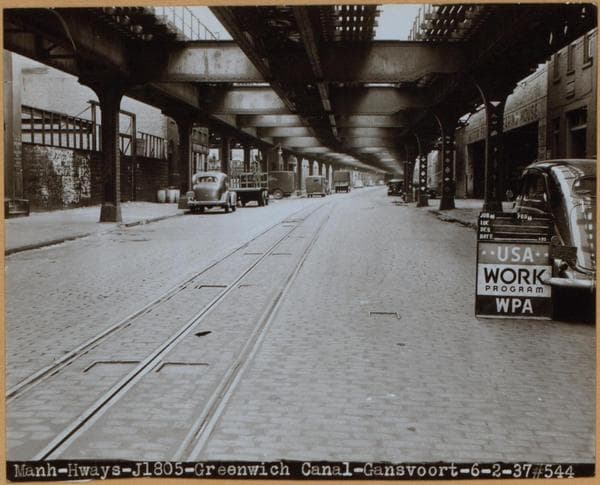 Manhattan: Greenwich Street - King Street, 1937