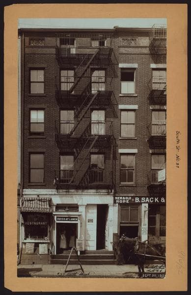 Manhattan: South Street - Old Slip, 1915