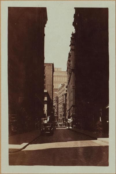 Manhattan: Nassau Street - Spruce Street, 1932
