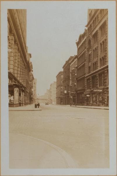 Manhattan: Duane Street - Broadway, 1929