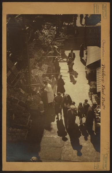Occupations - Peddlers - Food - Fruit., 1936