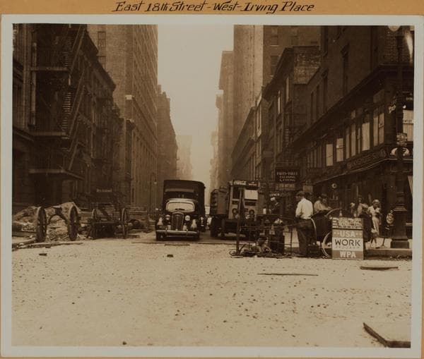 Manhattan: 18th Street (East) - Irving Place, 1936