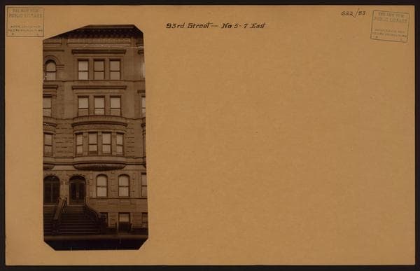 Manhattan: 93rd Street - 5th Avenue, 1912