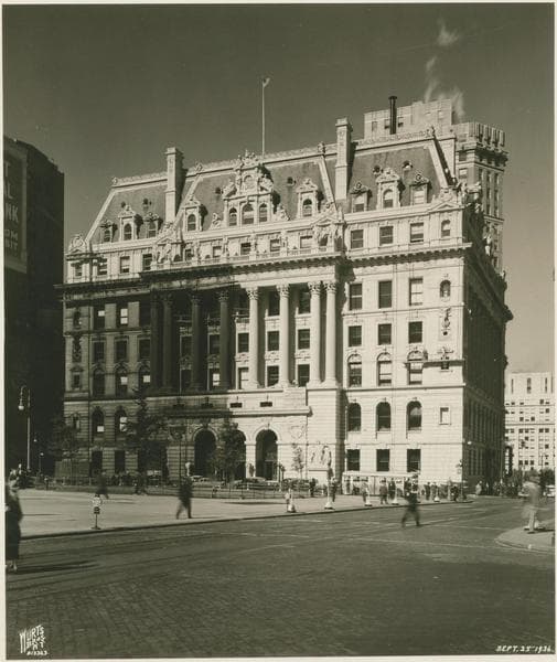 Chambers Street #31 - Centre Street, northwest corner, 1936-09-25