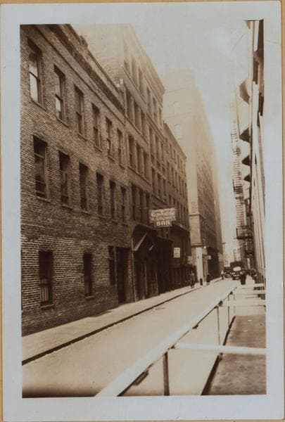 Manhattan: Gold Street - Fulton Street, 1939