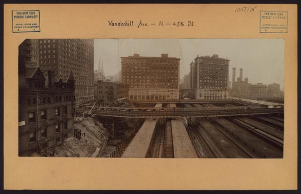 Manhattan: Vanderbilt Avenue - 45th Street, 1919