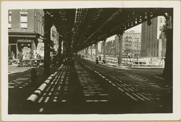 Manhattan: Allen Street - Broome Street, 1931