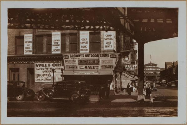 Manhattan: Greenwich Street - Fulton Street, 1933