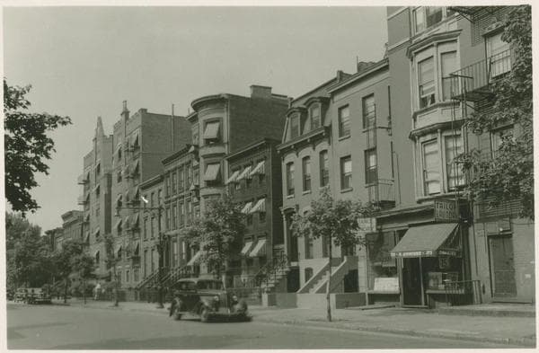 Cumberland Street - Lafayette Street, west side looking north, 1941-06-21