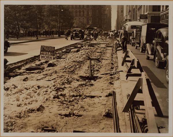 Manhattan: Broadway - Chambers Street, 1936