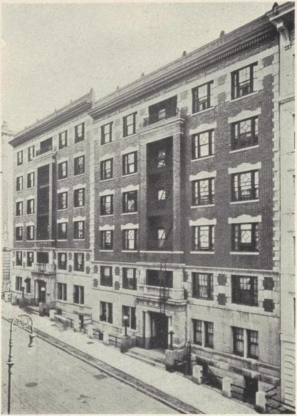 El Morro and Miramar, 606 and 612 West 137th Street; Plan of first floor; Plan of upper floors., 1908