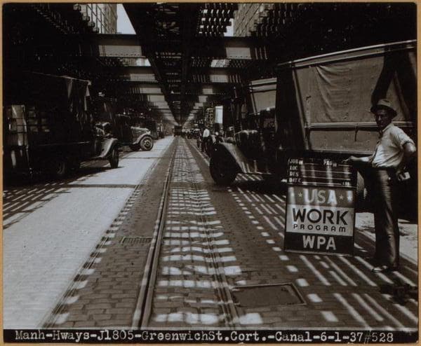 Manhattan: Greenwich Street - Harrison Street, 1937–1941