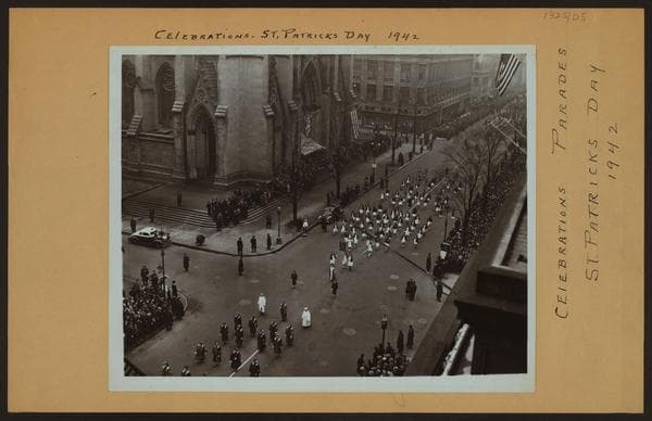 Celebrations - St. Patrick's Day Parade., 1942; 1942-03