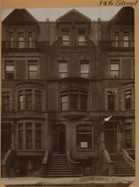 Manhattan: 74th Street (West) - Central Park West, 1911