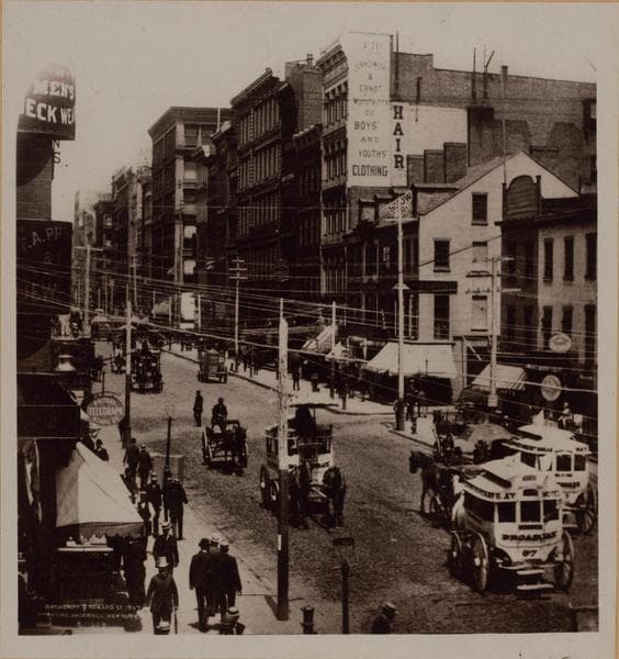 Manhattan: Broadway - Howard Street, 1867