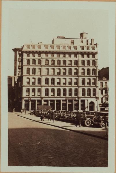Manhattan: Spruce Street - William Street, 1932