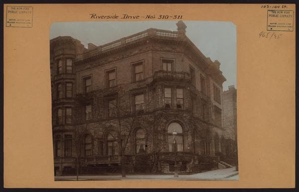 Manhattan: Riverside Drive - 103rd Street