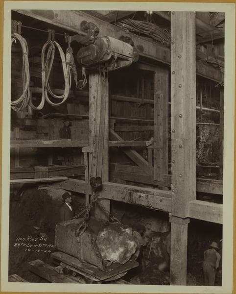 Transportation - Subway construction., 1926