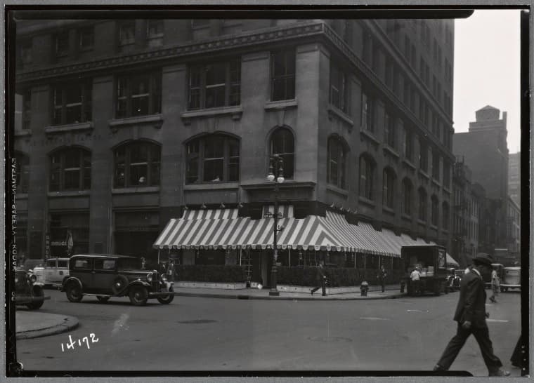 Longchamps Restaurant: 55 Fifth Ave.-E. 12th St., Manhattan, 1935